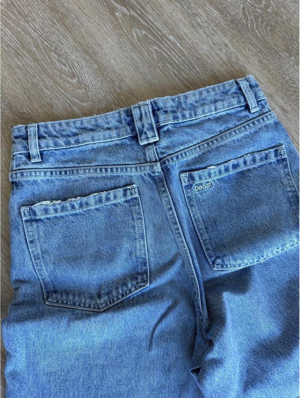 Ba&sh blue denim jeans - Picture 4 of 5